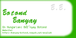 botond banyay business card